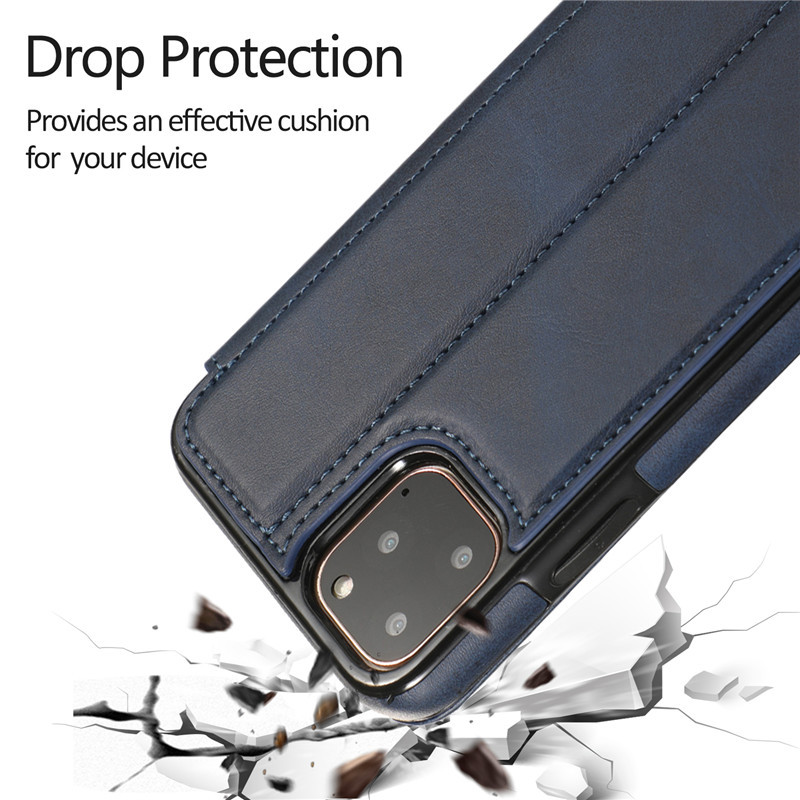 Flip Cover Leather Phone Case, designed with a premium leather finish 